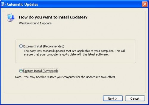 Install Updates