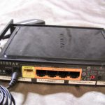 Netgear router power cable plugged in